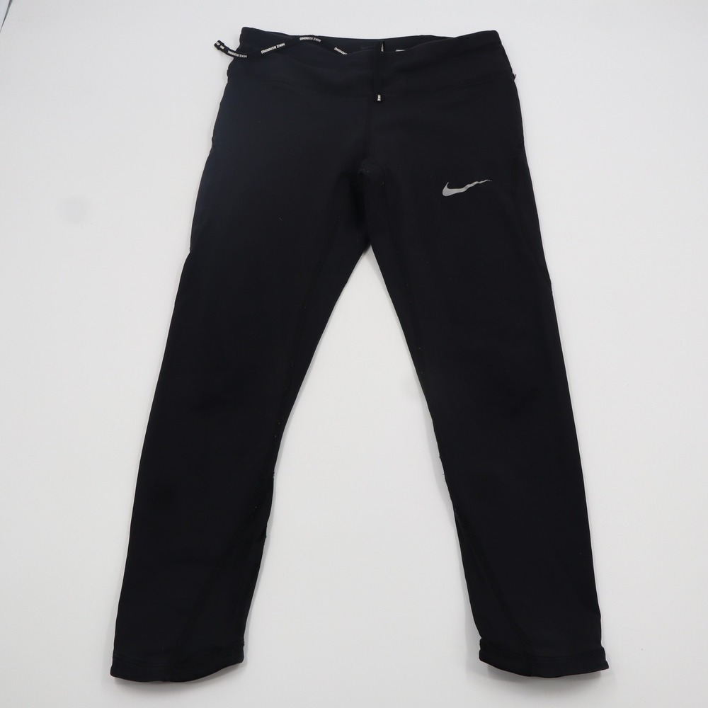 Nike‎ Running Leggings Womens XS Black Dri-FIT Cropped Tight 890323-010